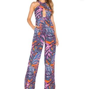 Mara Hoffman tropical print jumpsuit